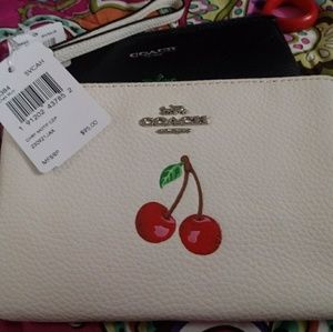 New Leather Coach wristlet! Your choice! Sold out!
